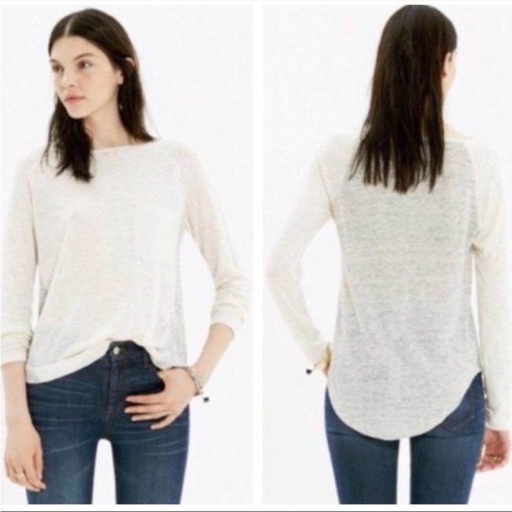 Madewell Linen Curveball‎ Tee